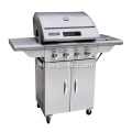 Steel Stainless 4 izitshisi Propane Gas BBQ